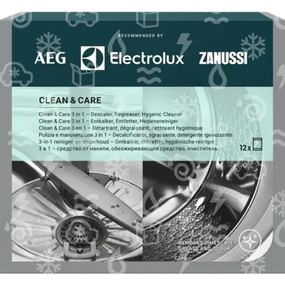 čistič pro pračky ZANUSSI / ELECTROLUX / AEG 3v1, 12x 50g